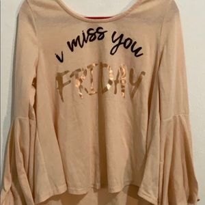 I miss you Friday long sleeve shirt